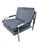 1980s Vintage Milo Baughman Style Flat Bar Chrome Arm Chairs - Set of 2 For Sale - Image 5 of 8