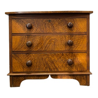 Antique English Scumbled Chest of Drawers For Sale