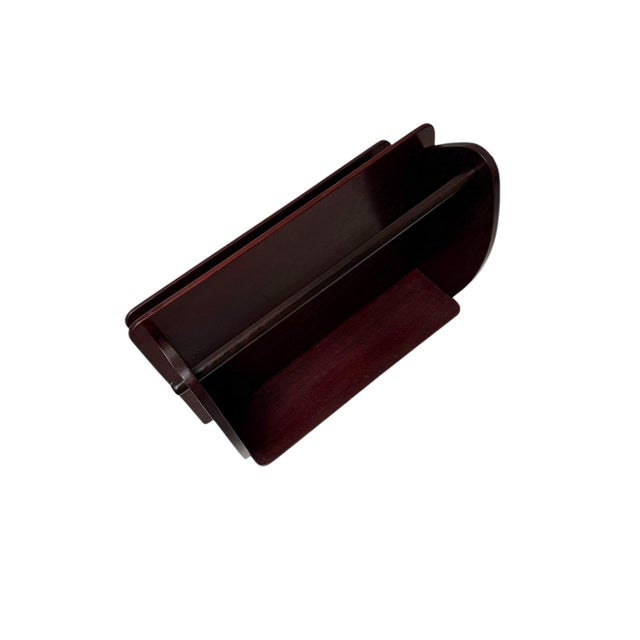 Art Deco Amsterdamse School Magazine Rack from Paul Bromberg, 1920s For Sale - Image 6 of 12