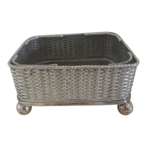 Early 20th Century Mappin & Webb Silverplate Decorative Basket