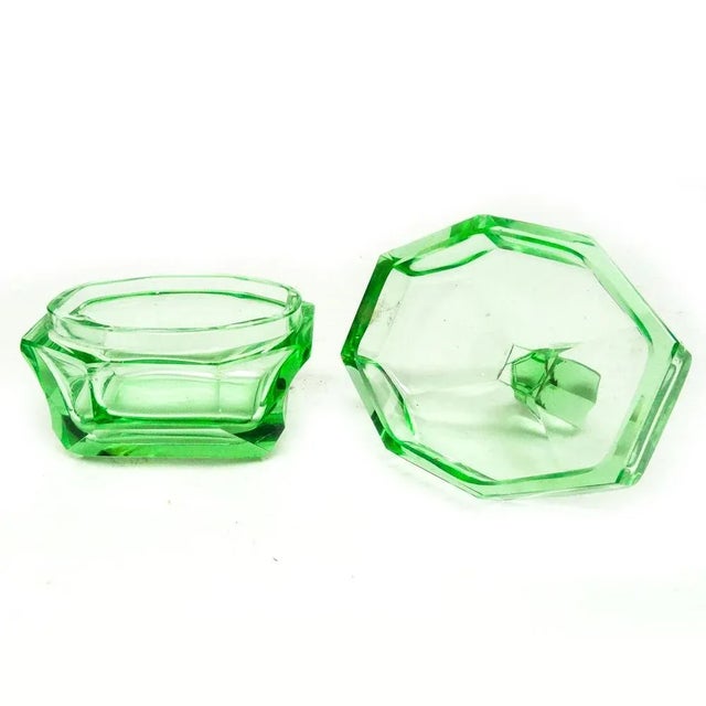 Bomboniera was produced in Czechoslovakia in the city of Karlovy Vary in the 30s by the Moser factory. It is made of...