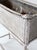 Antique White Wicker Plant Stand With Removable Metal Liner For Sale - Image 11 of 18