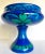 Vintage Italian Ceramic Glazed Pedestal Bowl For Sale In Los Angeles - Image 6 of 13