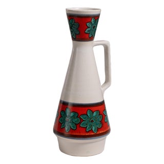 Mid 20th Century Germany White Ceramic Jar For Sale
