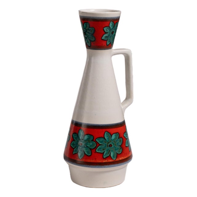 Mid 20th Century Germany White Ceramic Jar For Sale