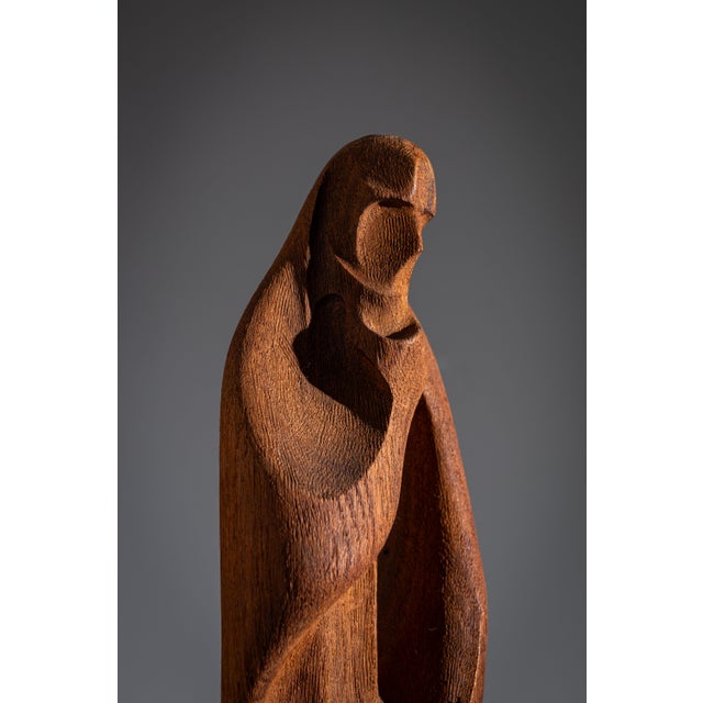 Abstract Art Deco Figure, 1920s, Wood For Sale - Image 9 of 18