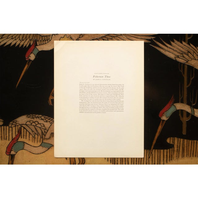 Paper 1939 After John E. Costigan "Fishermen Three", First Edition Period Offset Lithograph For Sale - Image 7 of 9