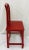 Red Antique Rustic Asian Chair For Sale - Image 8 of 9