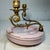 Vintage Pate Sur Pate Italian Pink Porcelain Gilt Bronze Ashtray Candle Holder For Sale - Image 9 of 9