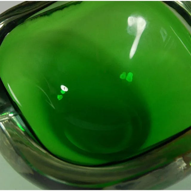 Italian Glass Murano Sommerso Ashtray, 1970s For Sale - Image 6 of 7