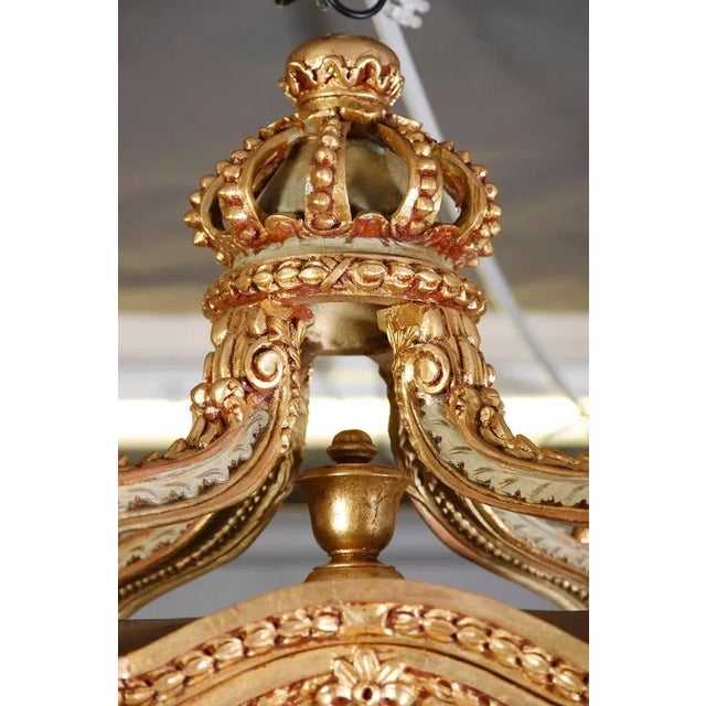 Wood Tall 20th Century Candelabra or Candleholder For Sale - Image 7 of 11