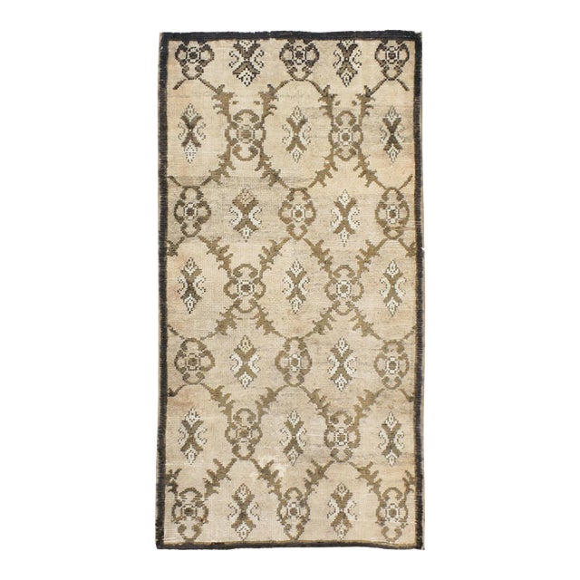 Galerie Shabab Collection Mid-20th Century Turkish Anatolian Throw Rug For Sale