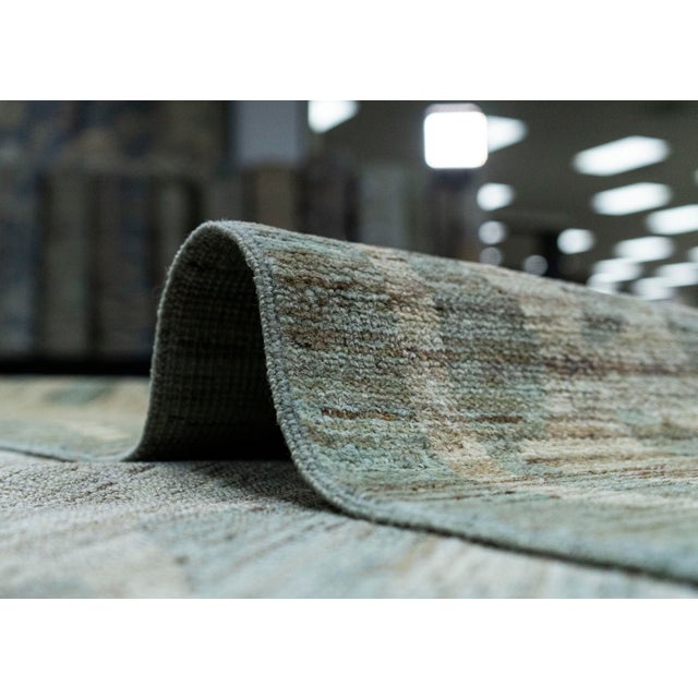 Textile Turkish Oushak Rug 9' x 12'5" #20287 For Sale - Image 7 of 8
