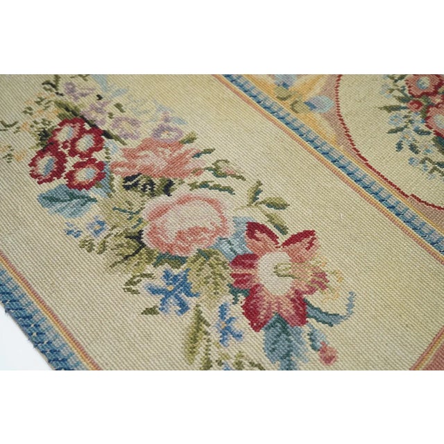 19th Century Antique Needle Point Rug 6'0" X 9'0" For Sale - Image 5 of 10