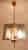 Metal Brass and Opal Glass Chandelier by Mathieu Matégot, 1960s For Sale - Image 7 of 8
