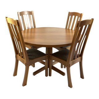Arts & Crafts Berkeley Mills Dining Set - 5 Pieces For Sale