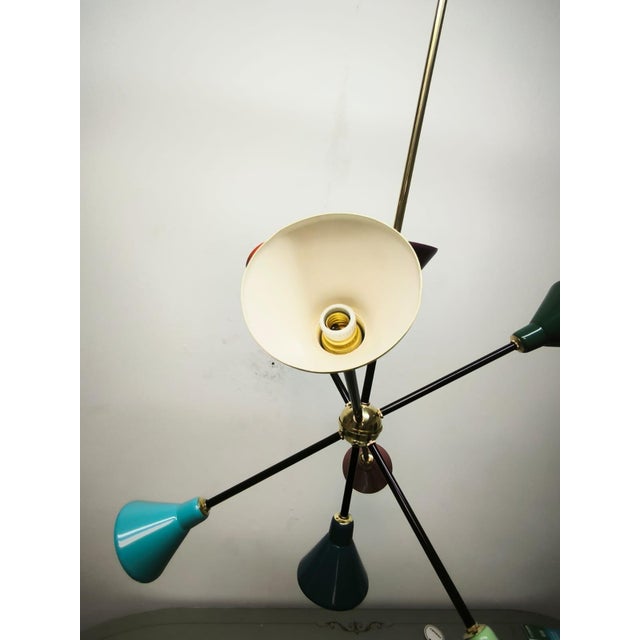 Vintage Metal Sputnik Light, 1960s For Sale - Image 15 of 17