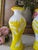 Late 19th Century Pair of Late 19th-Century Victorian White & Yellow Overlay Art Glass Vases For Sale - Image 5 of 8