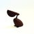 A mid century turned wood figurine in the shape of a Pelican. Adorable stylized features. Made in Japan by Senshukai as...