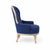 English Antique English Tufted Chair in Ralph Lauren Fabric For Sale - Image 3 of 4