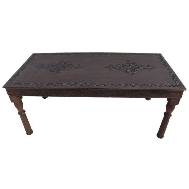 Vintage Wooden Dining Table, 1970s For Sale