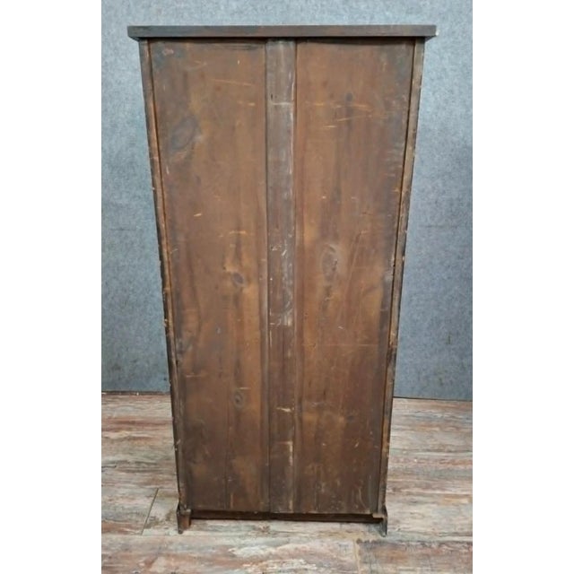 Restoration-Style Weekly Chest in Mahogany and Mahogany Veneer For Sale - Image 3 of 10