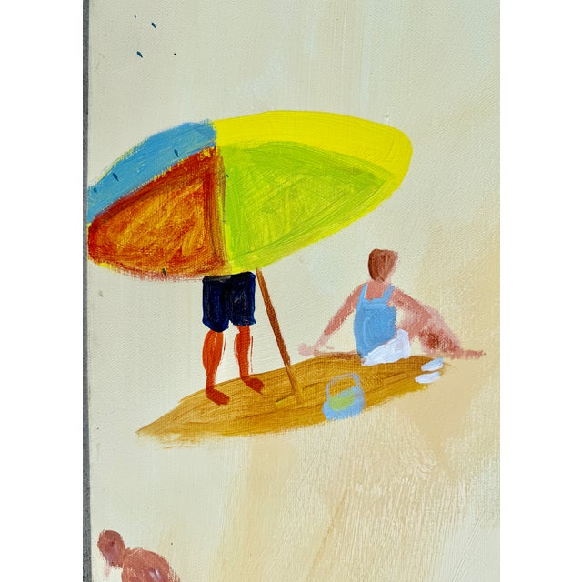 "Beach Life" Acrylic on Canvas by Joe Davis 2008 For Sale - Image 10 of 12
