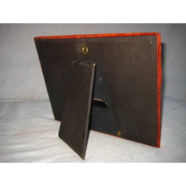 Red French 19 Century Limestone Bas Relief Frame For Sale - Image 8 of 8
