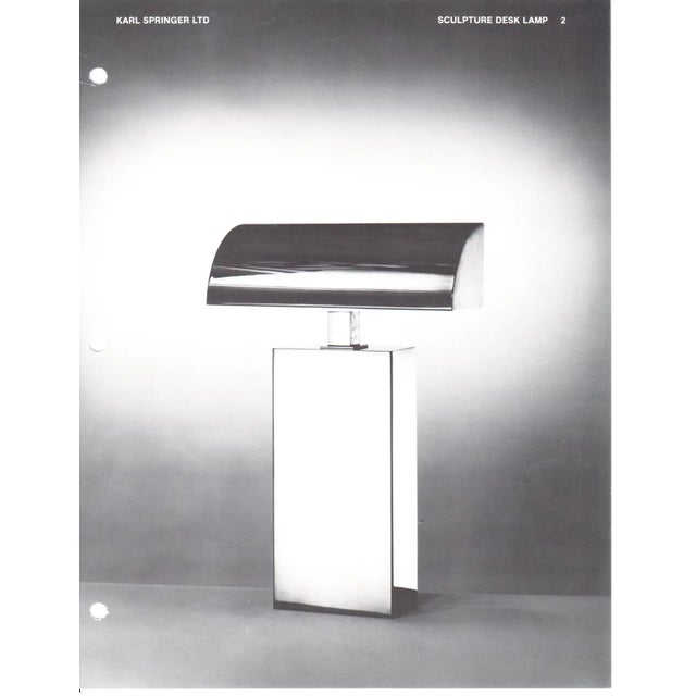 Karl Spinger 'Sculpture' Brass Table Lamp, C 1980, Signed For Sale - Image 18 of 18