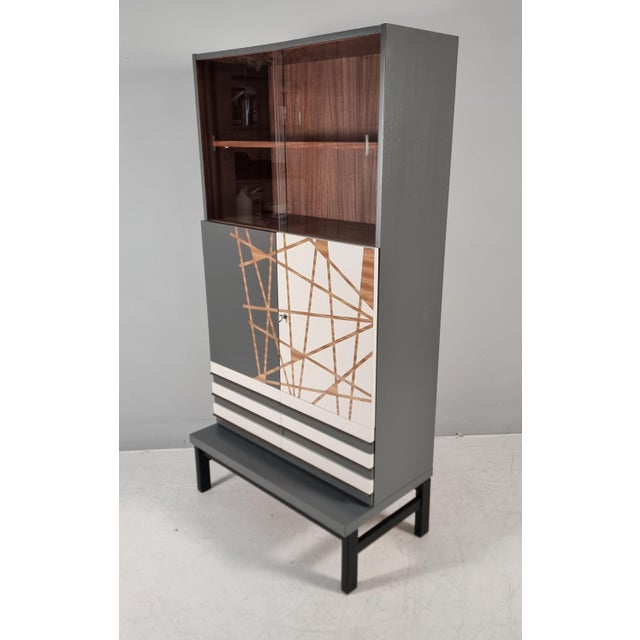Vintage Bar Cabinet in Beech, 1970s, in Flawless conditions. Designed 1970 to 1979