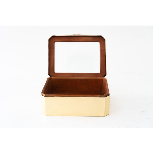 Art Deco Jewelry Box with Cut Glass Vienna, Austria, 1920s For Sale - Image 6 of 14