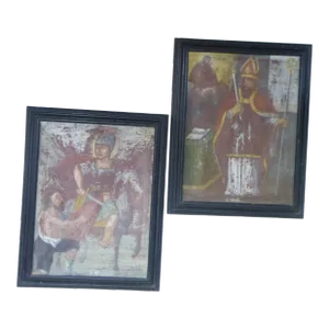 18th Century Paintings - a Pair