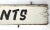 American Vintage Black and White Wood Plants Sign For Sale - Image 3 of 6