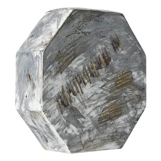 Painted Porcelain Vase, La Borne, France, 1990s For Sale