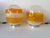 Pair of Murano Glass Orange White Smoke Saturn Lamps. Italy, 1970s For Sale - Image 12 of 13