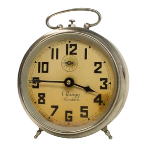 1932 Vintage Blangy French Wind-Up Alarm Clock