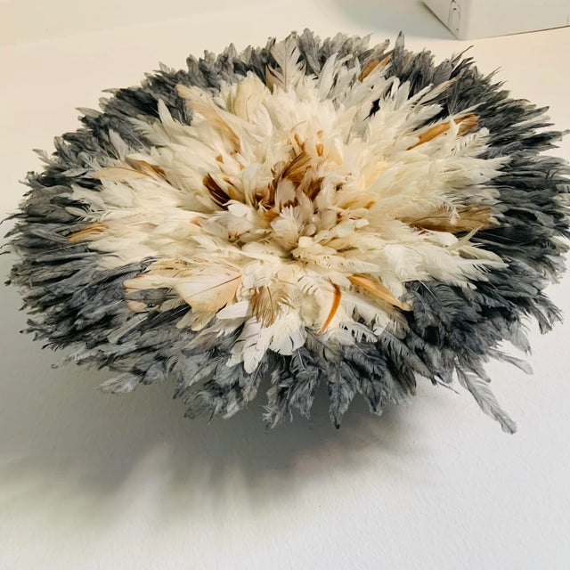 Art Deco 21st Century Handmade Juju Hat for Wall Décor Designed by Beatrice For Sale - Image 3 of 4