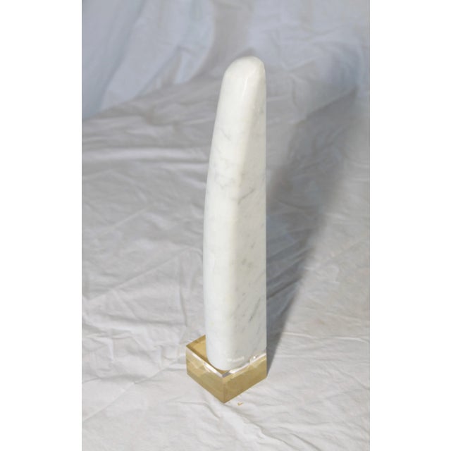 Modern 19th Century French Marble Obelisk For Sale - Image 3 of 4
