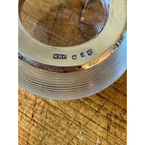 Vintage Crystal & Sterling Match Striker, Petite For Sale In Portland, OR - Image 6 of 10