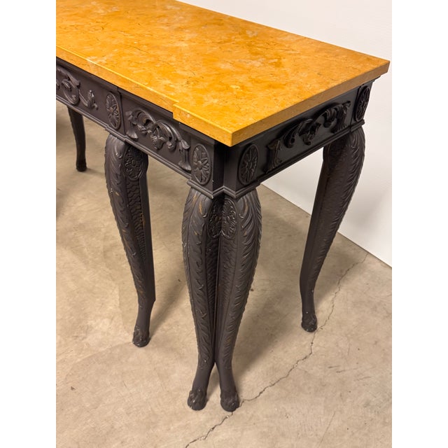 Mid 20th Century Custom Design Neoclassical Revival Console Table For Sale - Image 5 of 12