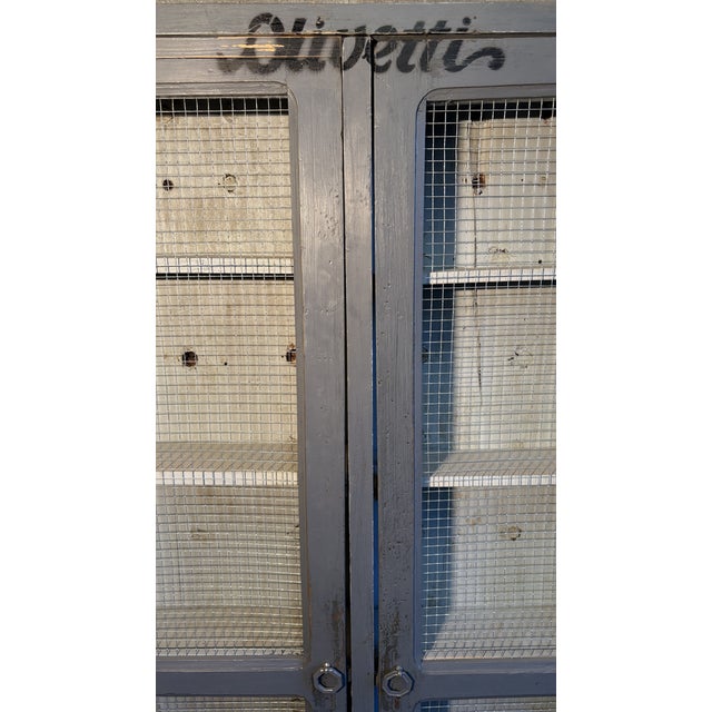 Industrial Cabinet from Olivetti, Mid-1900s For Sale - Image 3 of 6