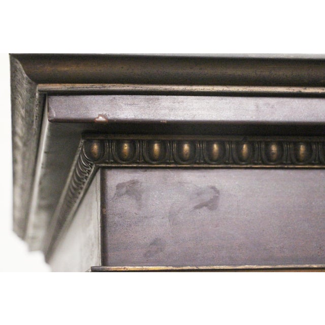Early 20th Century Early 20th Century Renaissance Revival Metal Cabinet With Egg & Dart Detail For Sale - Image 5 of 7