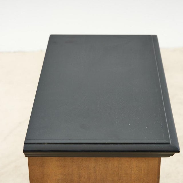Bedside Table with Black Details For Sale - Image 6 of 7