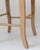 Wood Vintage Wooden Stools with Handwoven Straw Seats and Curved Legs, 1980s, Set of 2 For Sale - Image 7 of 11