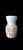 Roger Capron (1922-2006) in Vallauris, white glazed ceramic vase with geometric graphic decoration made in reserve...