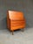Here is a beautiful Scandinavian modern secretary desk in teak wood. This piece features a set of 2 small drawers, cubby,...