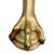 Aesthetic Movement Figural Heron Carved Gilt Wood Marble Top Side Stand C1880 For Sale - Image 4 of 14