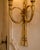Late 20th Century Late20C French Maker Louis XVI Gilt Bronze Sconces Wall Lamps-Pair For Sale - Image 5 of 18