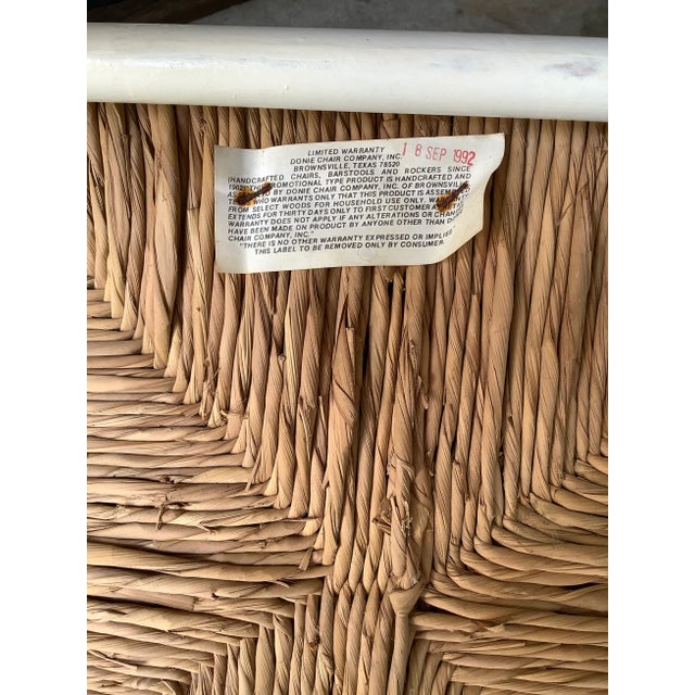 1980s Vintage Carved Bow Bar Stools - a Pair For Sale - Image 12 of 13