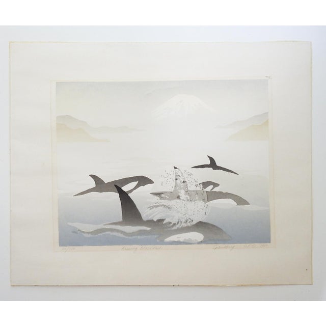1980s 1982 Orca Serigraph For Sale - Image 5 of 6